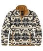 Carhartt Women's Loose Fit Fleece Pullover - 3 Warmest Rating - Oat Milk / Black Fairisle Oat Milk / Black Fairisle /  / REG