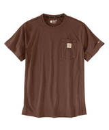 Carhartt Men's Force Relaxed Fit Short-Sleeve Pocket T-Shirt (Fall 2024) Mocha Heather /  / REG