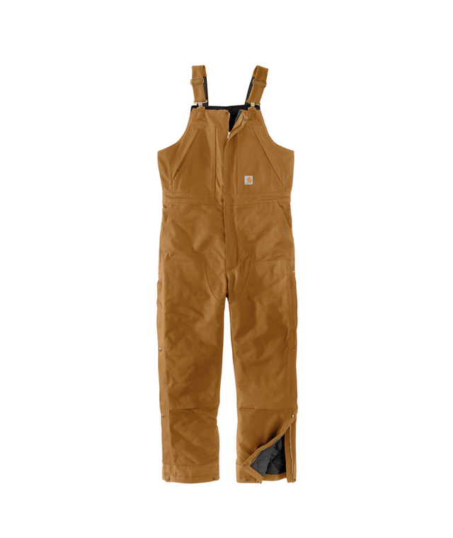 Loose Fit Firm Duck Insulated Biberall - 4 Extreme Warmth Rating - Carhartt Brown Carhartt Brown /  / REG