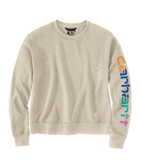 Carhartt TENCEL Fiber Series Loose Fit Sleeve Graphic Sweatshirt - Oat Milk Oat ilk / M / REG