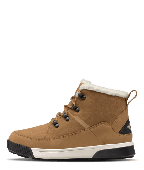 The North Face Women's Sierra Mid Lace Waterproof Boot Almond Butter/TNF Black