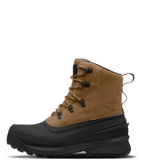 The North Face Men's Chilkat V Lace Waterproof Boot Utility Brown/TNF Black