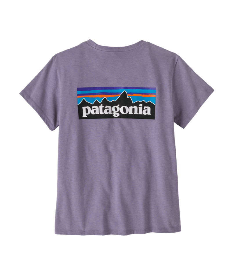 Patagonia W's P-6 Logo Responsibili-Tee - Concrete Purple Concrete Purple