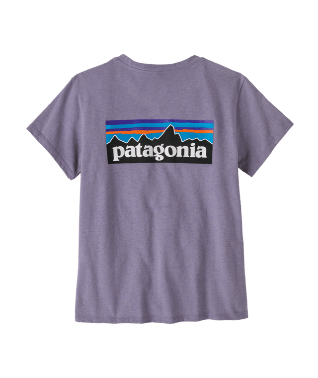Patagonia W's P-6 Logo Responsibili-Tee - Concrete Purple Concrete Purple