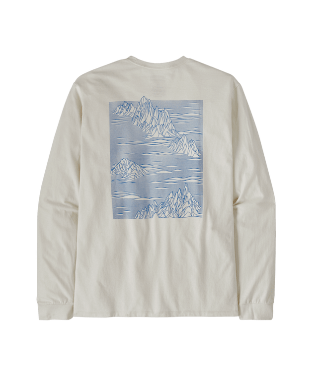 Patagonia Long Sleeve Strataspire Responsibili-Tee - Birch White Birch White