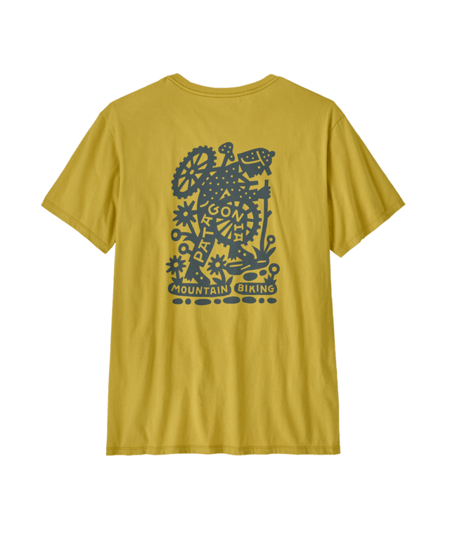 Patagonia Hike-A-Bike Organic T-Shirt - Bundle Green Bundle Green