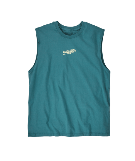 Patagonia W's Glider Type Boxy Organic Tank - Wetland Blue Wetland Blue