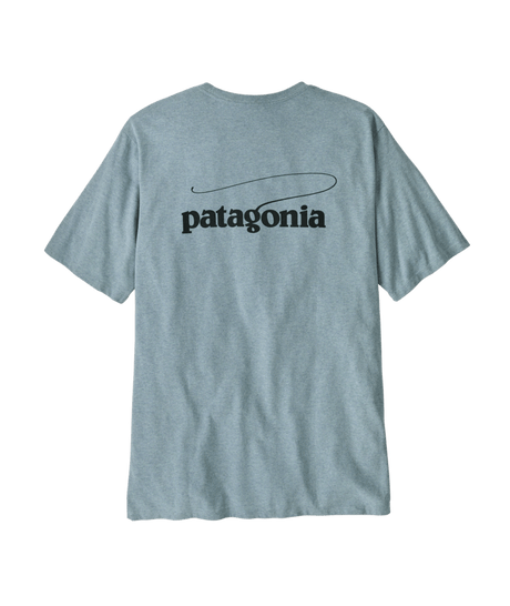 Patagonia M's Casting Logo Responsibili-Tee - Thermal Blue Thermal Blue