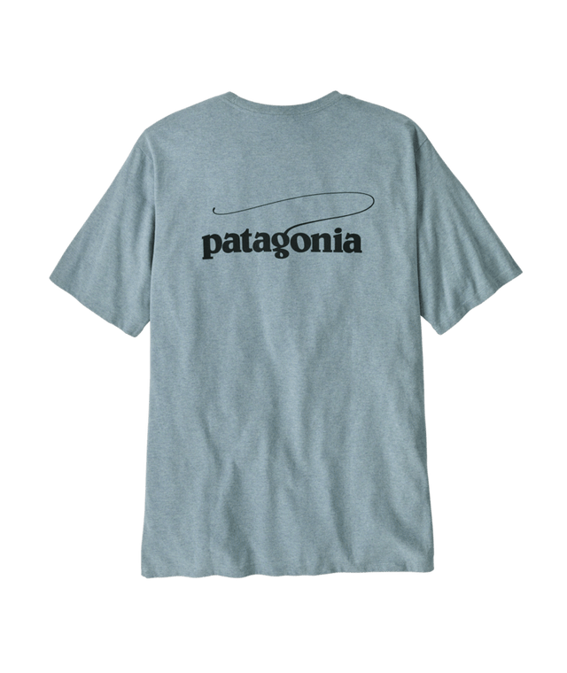 Patagonia M's Casting Logo Responsibili-Tee - Thermal Blue Thermal Blue