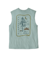 Patagonia W's Clean Climb Roots Boxy Organic Tank - Thermal Blue Thermal Blue