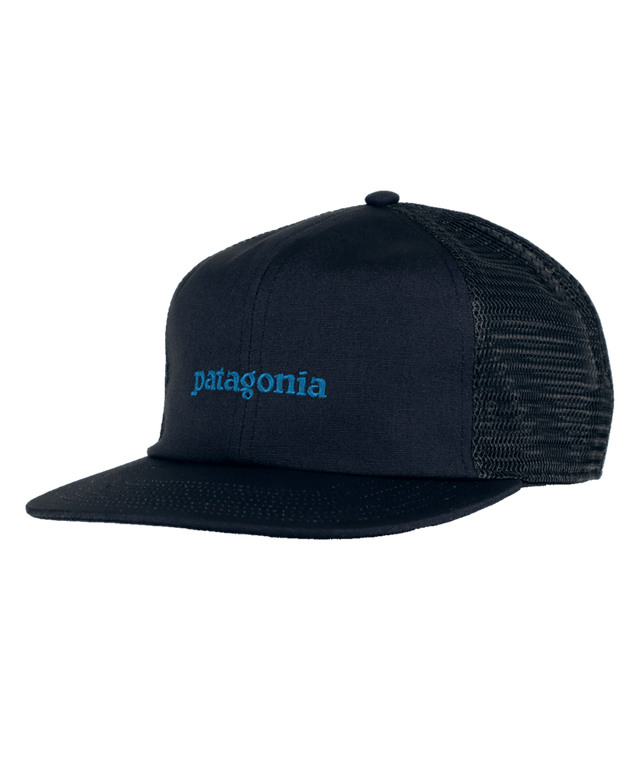 Patagonia Relaxed Trucker Hat - Text Logo / Ink Black Text Logo / Ink Black