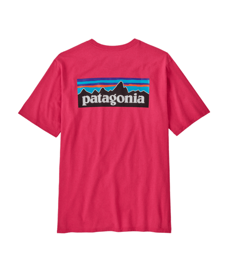 Patagonia M's P-6 Logo Responsibili-Tee - Luminous Pink Luminous Pink
