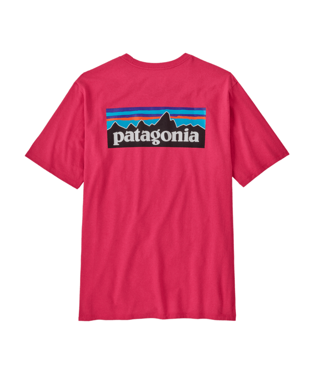 Patagonia M's P-6 Logo Responsibili-Tee - Luminous Pink Luminous Pink