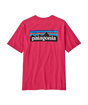 Patagonia M's P-6 Logo Responsibili-Tee - Luminous Pink Luminous Pink