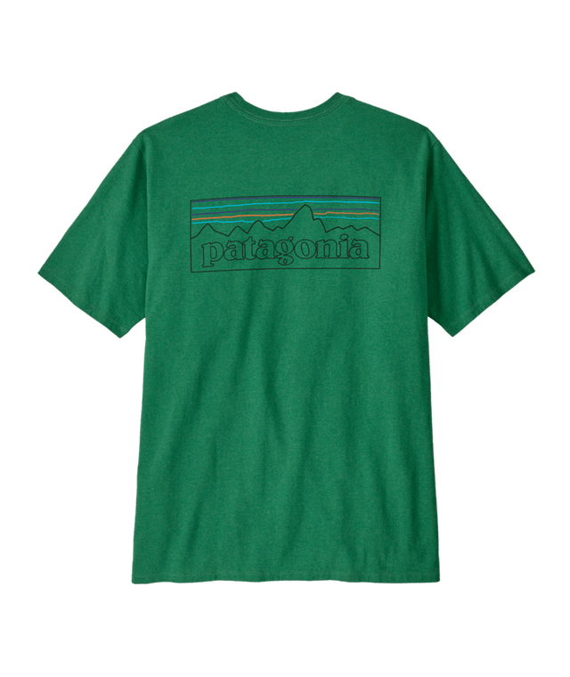Patagonia M's P-6 Logo Responsibili-Tee - P-6 Outline / Heartleaf Green P-6 Outline / Heartleaf Green