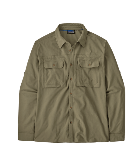 Patagonia M's Long Sleeve Self Guided Sun Shirt - River Rock Green River Rock Green