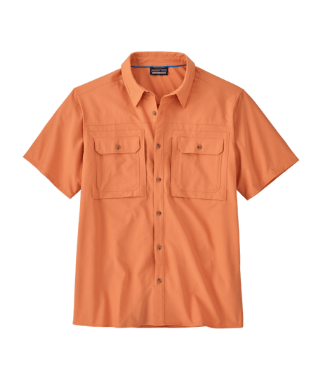 Patagonia M's Short Sleeve Self-Guided Sun Shirt - Rock Melon Rock Melon
