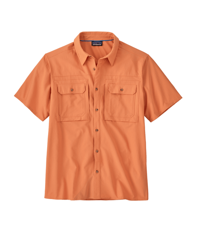 Patagonia M's Short Sleeve Self-Guided Sun Shirt - Rock Melon Rock Melon