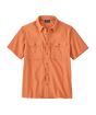 Patagonia M's Short Sleeve Self-Guided Sun Shirt - Rock Melon Rock Melon