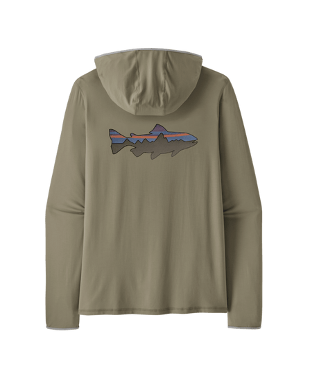 Patagonia M's Tropic Comfort Natural Graphic Hoody - Fitz Roy Trout / River Rock Green Fitz Roy Trout / River Rock Green