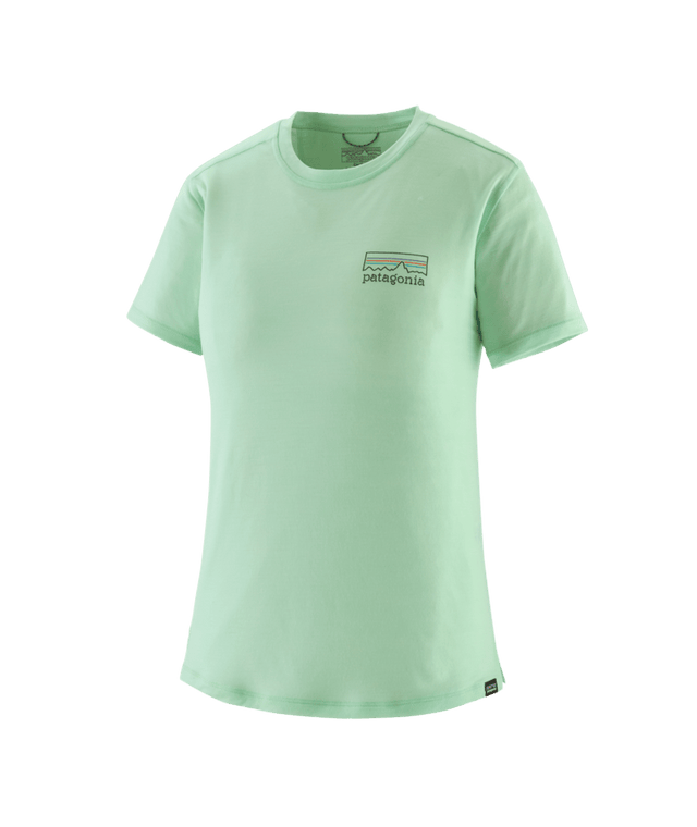 Patagonia W's Capilene Cool Merino Blend Graphic Shirt - Fitz Roy Strata / Rinsed Green Fitz Roy Strata / Rinsed Green