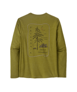 Patagonia M's Long Sleeve Capilene Cool Daily Graphic Shirt - Lands - Clean Climb Roots / Graze Green X-Dye Clean Climb Roots / Graze Green X-Dye
