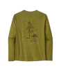 Patagonia M's Long Sleeve Capilene Cool Daily Graphic Shirt - Lands - Clean Climb Roots / Graze Green X-Dye Clean Climb Roots / Graze Green X-Dye