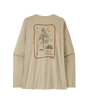 Patagonia W's Long Sleeve Capilene Cool Daily Graphic Shirt - Lands - Clean Climb Roots / Pumice X-Dye Clean Climb Roots / Pumice X-Dye