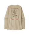 Patagonia W's Long Sleeve Capilene Cool Daily Graphic Shirt - Lands - Clean Climb Roots / Pumice X-Dye Clean Climb Roots / Pumice X-Dye
