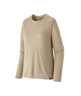Patagonia W's Long Sleeve Capilene Cool Daily Shirt - Pumice - Dyno White X-Dye Pumice - Dyno White X-Dye