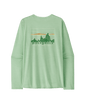 Patagonia M's Long Sleeve Capilene Cool Daily Graphic Shirt - 73 Skyline / Rinsed Green X-Dye 73 Skyline / Rinsed Green X-Dye