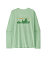 Patagonia M's Long Sleeve Capilene Cool Daily Graphic Shirt - 73 Skyline / Rinsed Green X-Dye 73 Skyline / Rinsed Green X-Dye