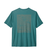 Patagonia M's Capilene Cool Daily Graphic Shirt - Strataspire / Wetland Blue X-Dye Strataspire / Wetland Blue X-Dye