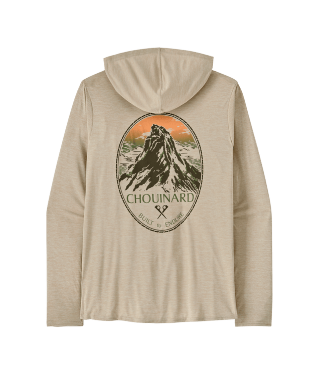 Patagonia M's Capilene Cool Daily Graphic Hoody - Chouinard Crest / Pumice X-Dye Chouinard Crest / Pumice X-Dye