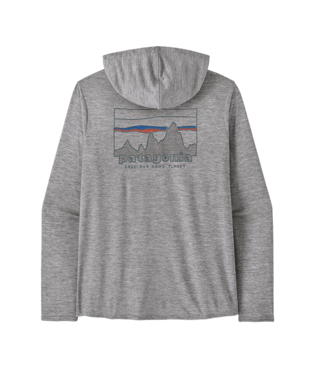 Patagonia M's Capilene Cool Daily Graphic Hoody - 73 Skyline / Feather Grey 73 Skyline / Feather Grey