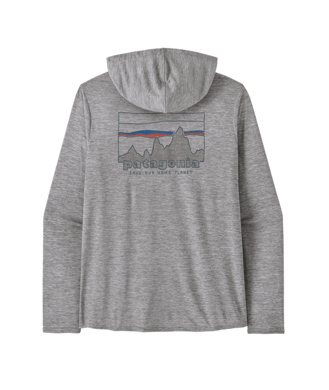 Patagonia M's Capilene Cool Daily Graphic Hoody - 73 Skyline / Feather Grey 73 Skyline / Feather Grey