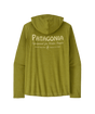 Patagonia M's Capilene Cool Daily Graphic Hoody - Water People Banner / Graze Green X-Dye Water People Banner / Graze Green X-Dye