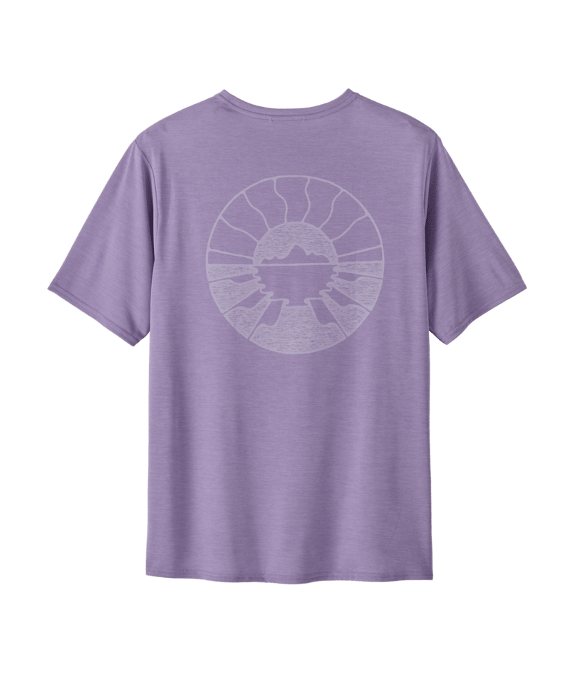 Patagonia M's Capilene Cool Daily Graphic Shirt - Waters - Forgotten Island / Concrete Purple X-Dye Forgotten Island / Concrete Purple X-Dye