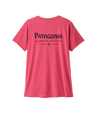 Patagonia W's Capilene Cool Daily Graphic Shirt - Waters - Water People Banner / Luminous Pink X-Dye Water People Banner / Luminous Pink X-Dye