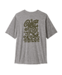 Patagonia M's Capilene Cool Daily Graphic Shirt - Lands - Hike-A-Bike / Feather Grey Hike-A-Bike / Feather Grey