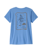 Patagonia W's Capilene Cool Daily Graphic Shirt - Lands - Clean Climb Roots / Abundant Blue X-Dye Clean Climb Roots / Abundant Blue X-Dye