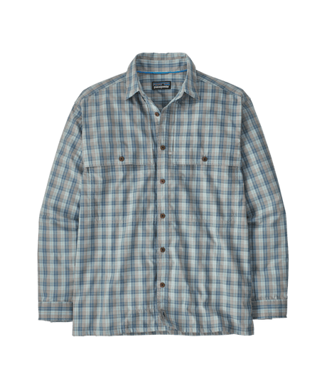 Patagonia M's Long Sleeve Island Hopper Shirt - Dipper / Utility Blue Dipper / Utility Blue
