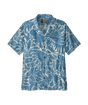 Patagonia M's Tidal Threads Camp Shirt - Bees and Flowers / Still Blue Bees and Flowers / Still Blue