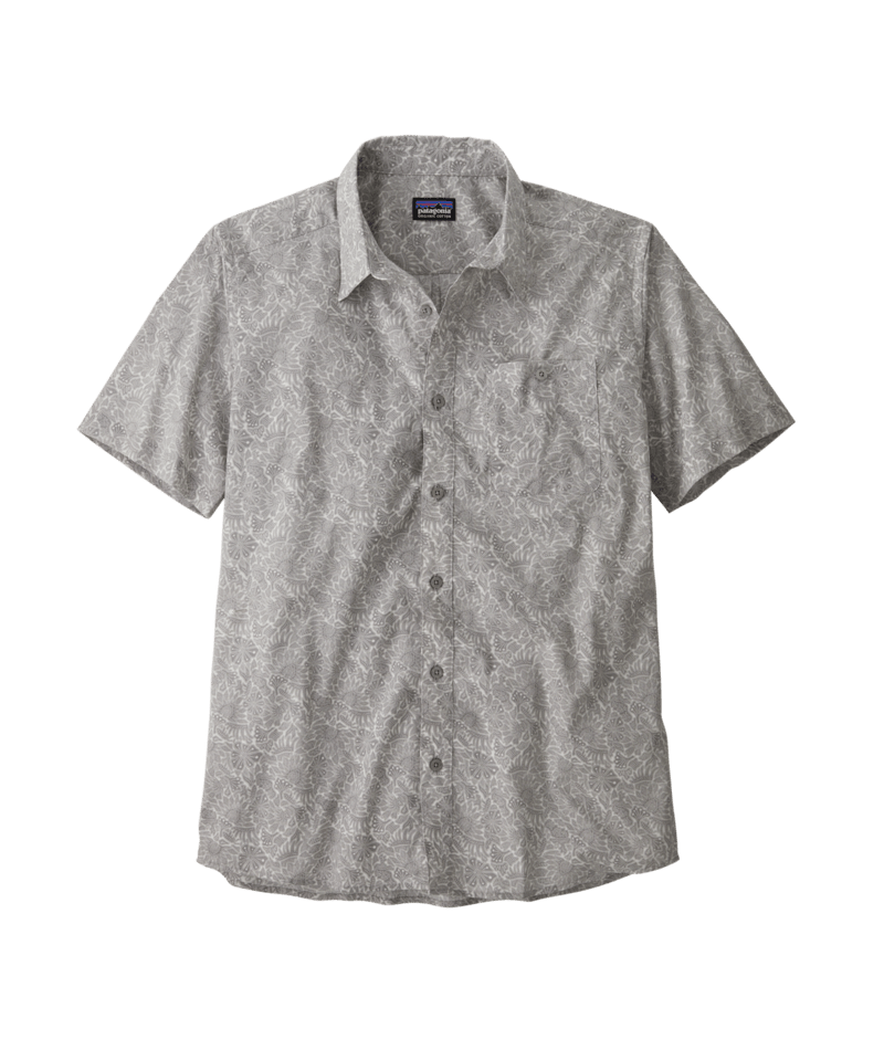 Patagonia M's Go To Shirt - Bees and Flowers / Salt Grey Bees and Flowers / Salt Grey