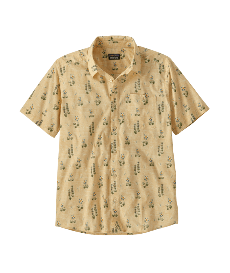 Patagonia M's Go To Shirt - Lupine Trail / Beeswax Tan Lupine Trail / Beeswax Tan
