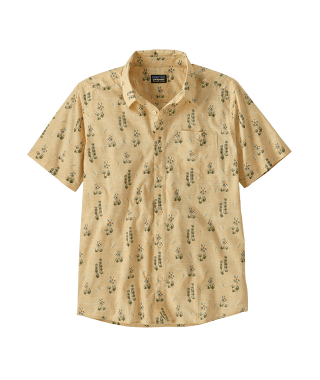 Patagonia M's Go To Shirt - Lupine Trail / Beeswax Tan Lupine Trail / Beeswax Tan