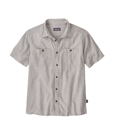 Patagonia M's Back Step Shirt - Swell Dobby / Salt Grey Swell Dobby / Salt Grey