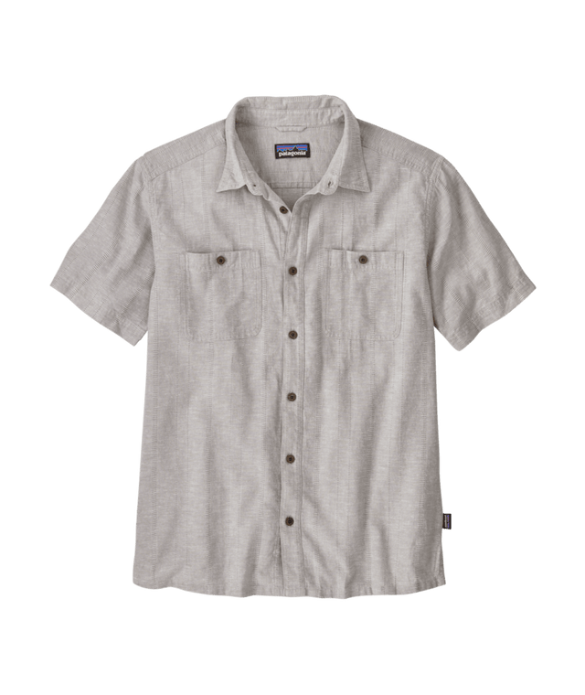 Patagonia M's Back Step Shirt - Swell Dobby / Salt Grey Swell Dobby / Salt Grey