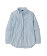 Patagonia W's Lightweight A/C Buttondown Long Sleeve Shirt - Fleck Blue Fleck Blue