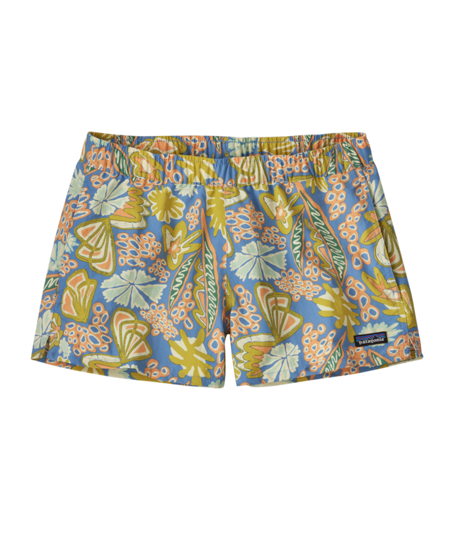 Patagonia W's Barely Baggies Shorts - 2 1/2 in. - Flourish / Abundant Blue Flourish / Abundant Blue /  / 2.5IN